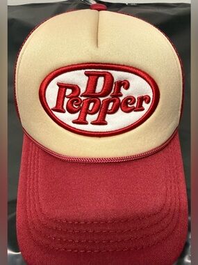 Soda Red and Cream Trucker Hat